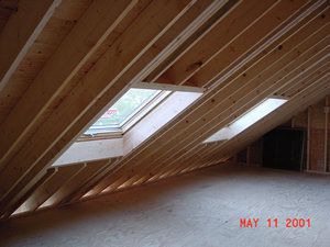 before attic renovation by Advantage Remodeling is a fully licensed and insured general contracting company of Arlington Massachusetts 