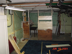 before basement remodeled by Advantage Remodeling is a fully licensed and insured general contracting company from Arlington, MA