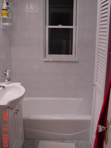 bathroom remodeled by Advantage Remodeling of Arlington MA