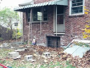 before deck addition by Advantage Remodeling of Arlington Massachusetts