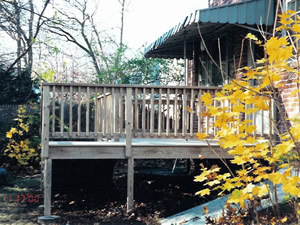 after deck built by Advantage Remodeling of Arlington Massachusetts