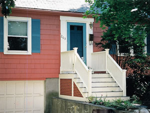 porch after being remodeled by Advantage Remodeling of Arlington, MA