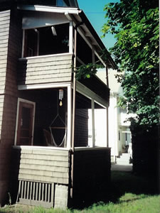 porch before being remodeled by Advantage Remodeling of Arlington, MA