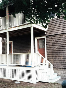 porch after being remodeled by Advantage Remodeling of Arlington, MA