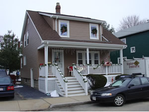 porch after being remodeled by Advantage Remodeling of Arlington, MA