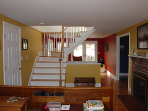 interior photos of second levels added onto homes by Advantage Remodeling of Arlington, Massachusetts