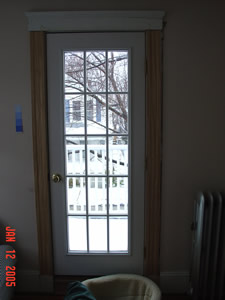 new door installation by advantage remodeling of Arlington Massachusetts